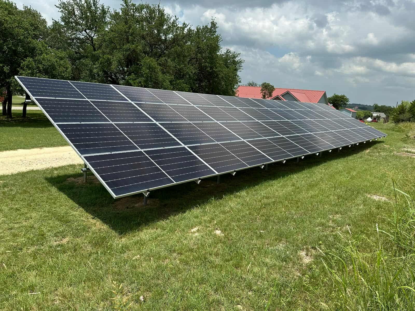 Ground-mount array service